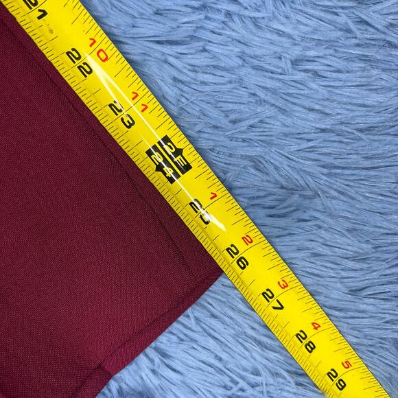 VINTAGE E-Z Motion Pants Size 10 Petite Women’s Red Casual - Picture 8 of 11